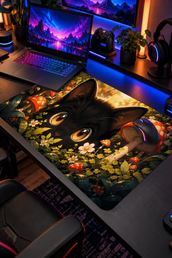 Toadstool Peekaboo Dizüstü Gaming Mousepad