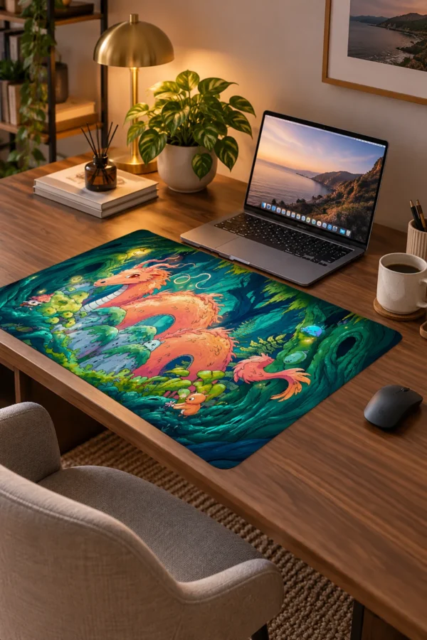 Mossy Wyrmling 60x40 Gaming Mousepad Mossy Wyrmling Dizüstü Gaming Mousepad