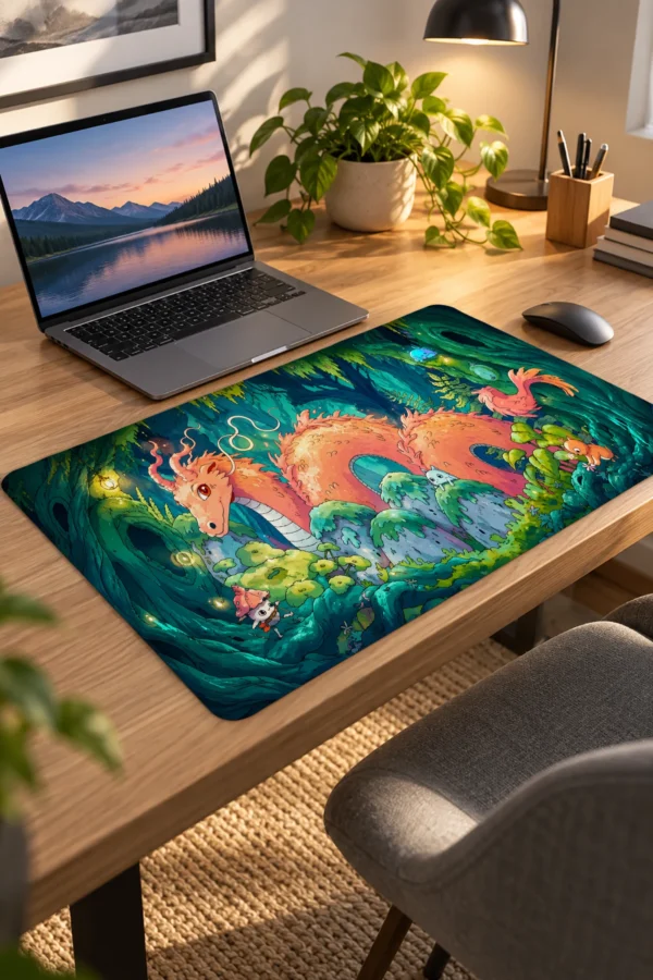 Mossy Wyrmling 60x40 Gaming Mousepad Mossy Wyrmling Dizüstü Gaming Mousepad