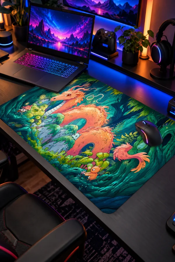 Mossy Wyrmling 60x40 Gaming Mousepad Mossy Wyrmling Dizüstü Gaming Mousepad