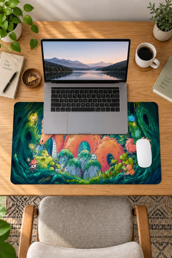 Mossy Wyrmling 60x40 Gaming Mousepad Mossy Wyrmling Dizüstü Gaming Mousepad