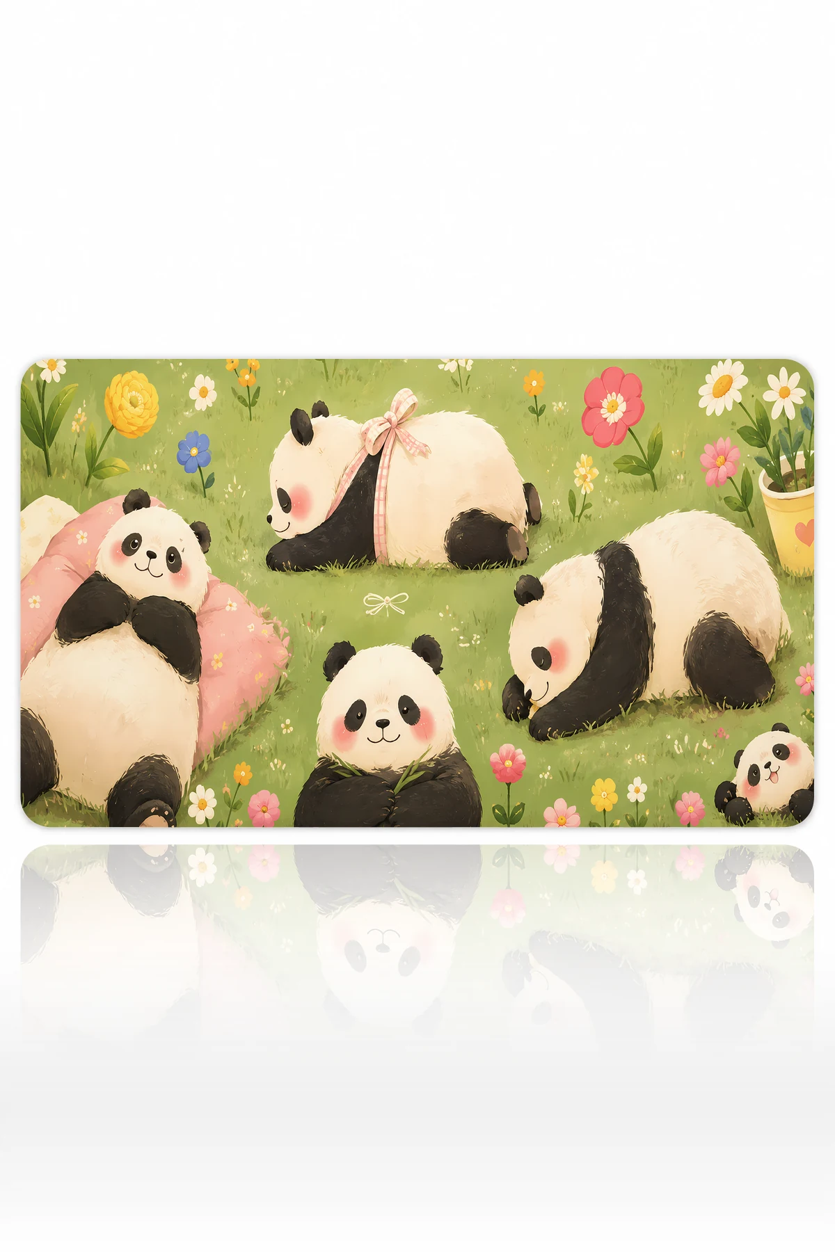 Panda Nap Meadow Dizüstü Gaming Mousepad