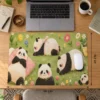 Panda Nap Meadow Dizüstü Gaming Mousepad