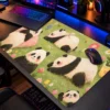 Panda Nap Meadow Dizüstü Gaming Mousepad