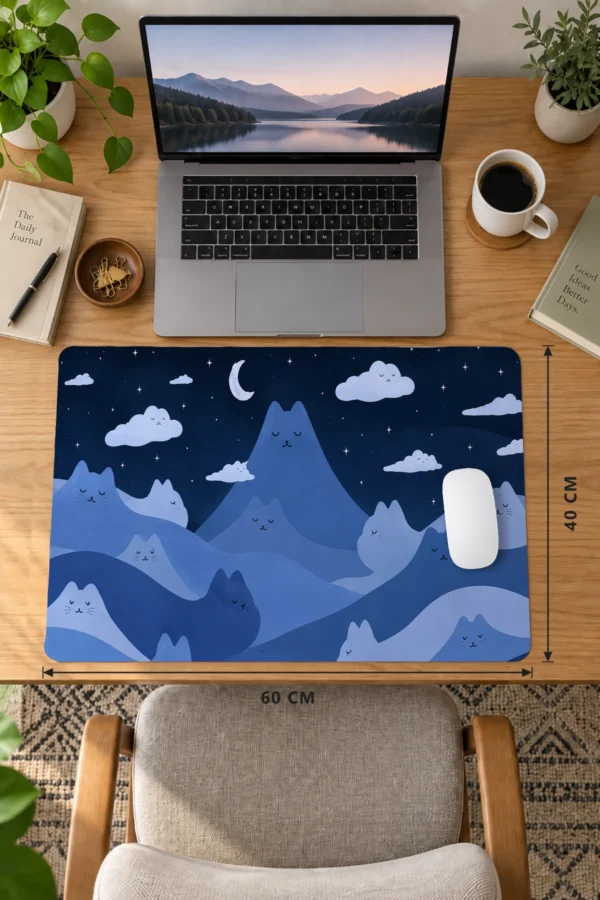 Whisker Peaks Dizüstü Gaming Mousepad