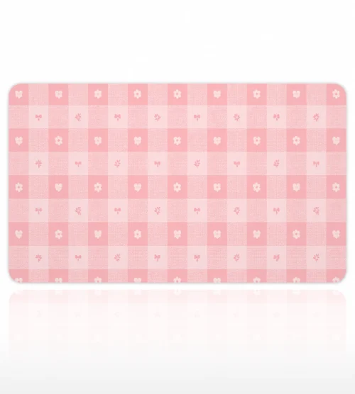 Blush Picnic Plaid 60x40 Gaming Mousepad Blush Picnic Plaid Dizüstü Gaming Mousepad