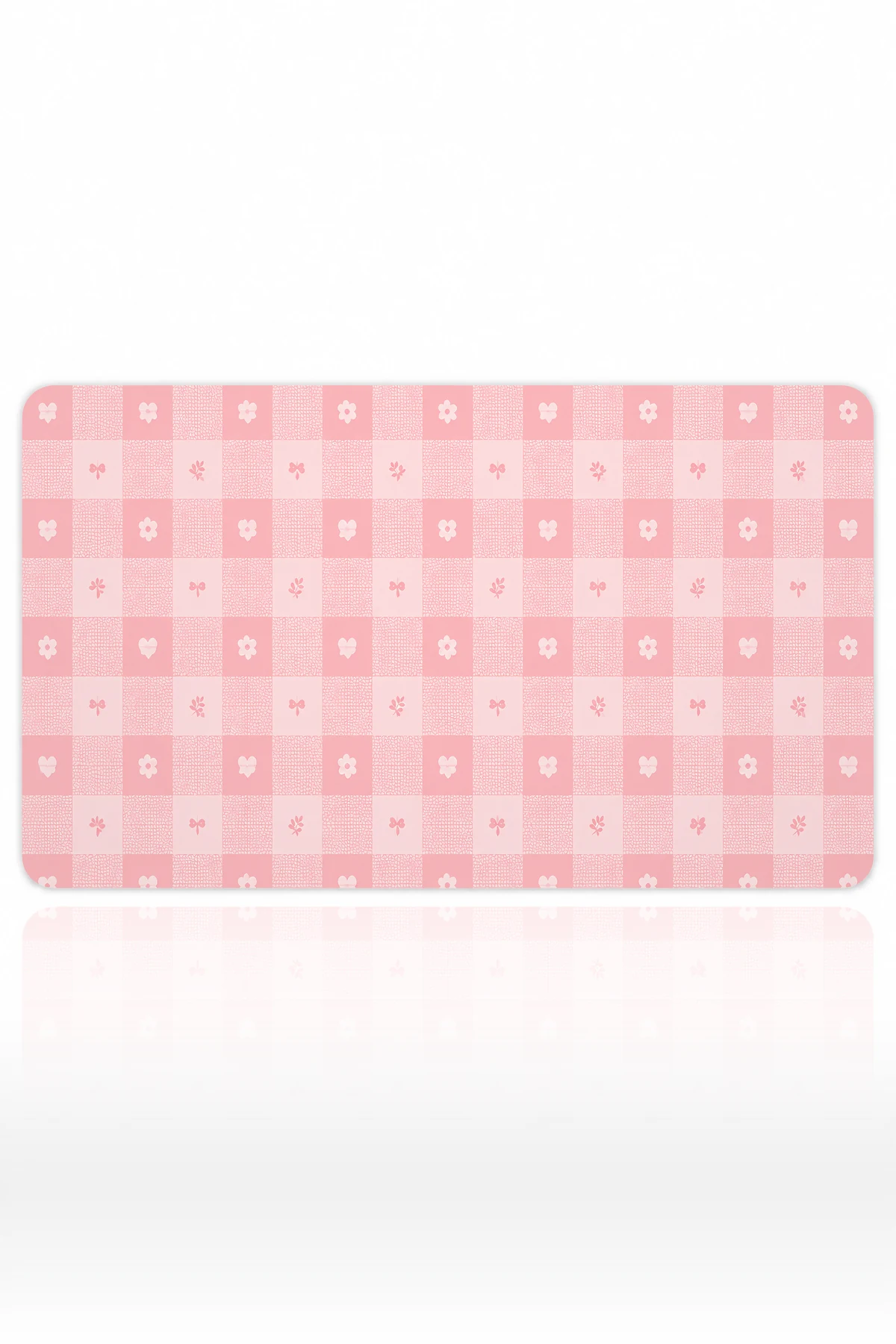 Blush Picnic Plaid 60x40 Gaming Mousepad Blush Picnic Plaid Dizüstü Gaming Mousepad