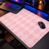 Blush Picnic Plaid 60x40 Gaming Mousepad Blush Picnic Plaid Dizüstü Gaming Mousepad