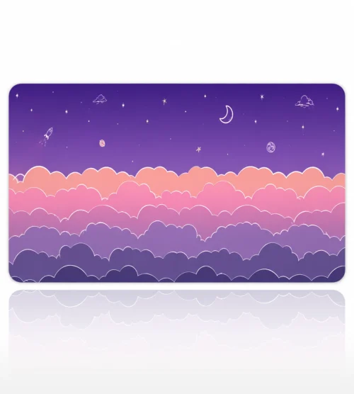 Lilac Dreamscape 60x40 Gaming Mousepad Lilac Dreamscape Dizüstü Gaming Mousepad