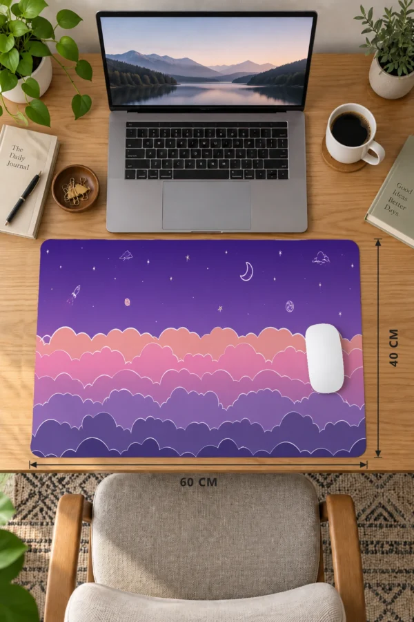 Lilac Dreamscape Dizüstü Gaming Mousepad