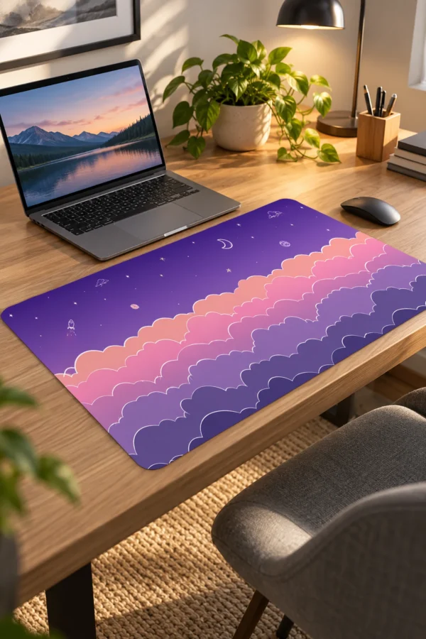 Lilac Dreamscape Dizüstü Gaming Mousepad