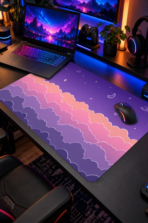 Lilac Dreamscape Dizüstü Gaming Mousepad