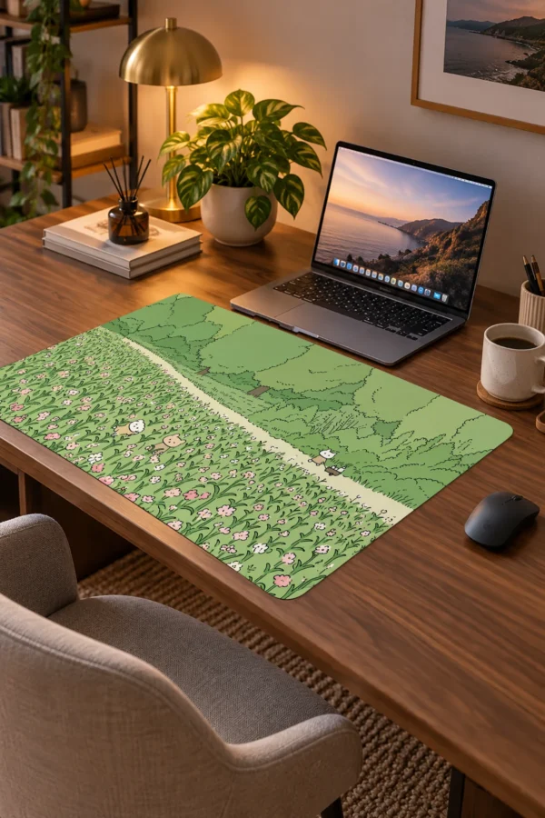 Meadow Whiskers 60x40 Gaming Mousepad Meadow Whiskers Dizüstü Gaming Mousepad