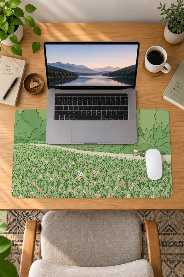 Meadow Whiskers 60x40 Gaming Mousepad Meadow Whiskers Dizüstü Gaming Mousepad