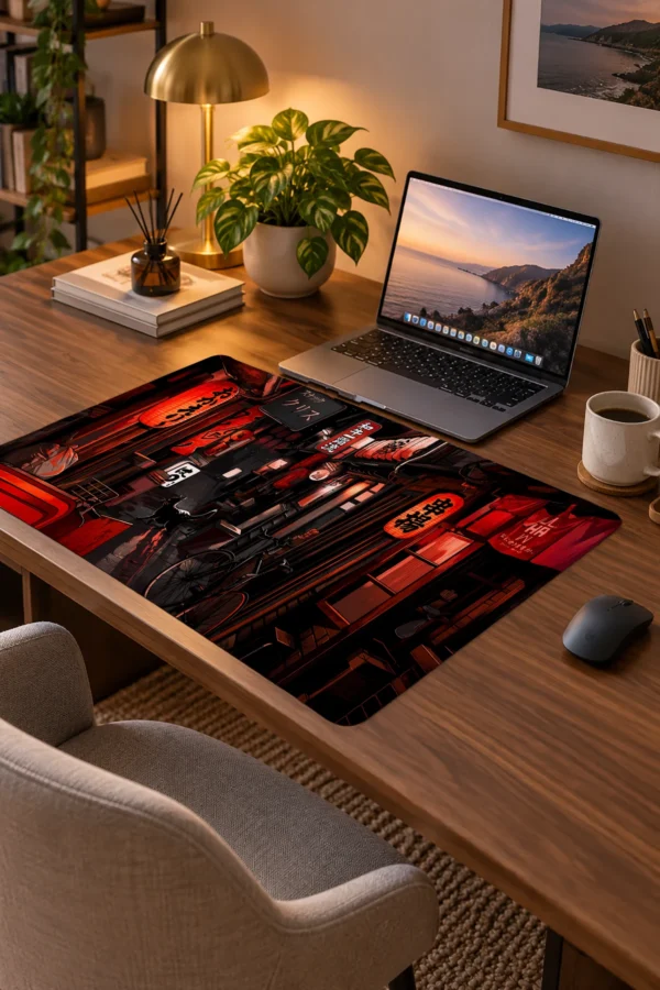 Lantern Alley Dizüstü Gaming Mousepad