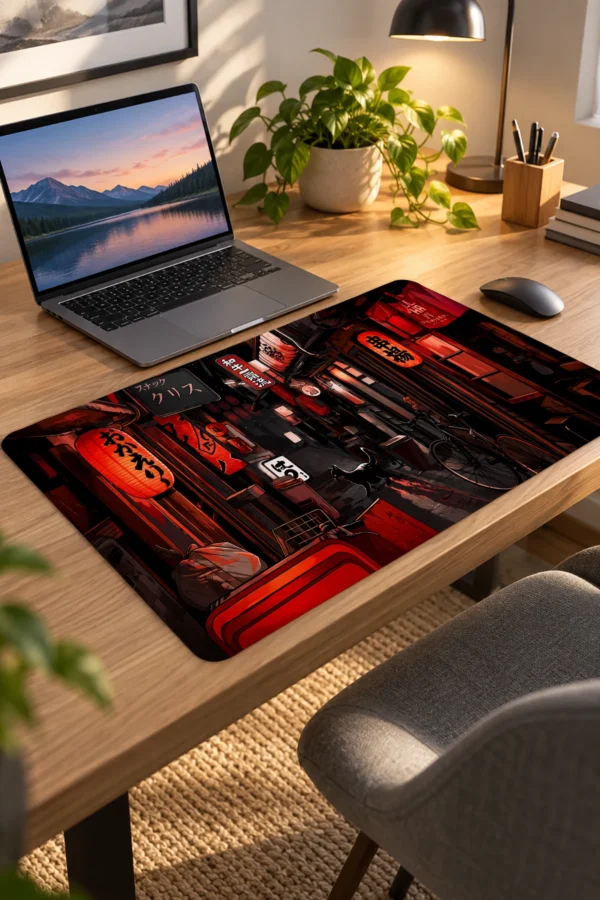 Lantern Alley Dizüstü Gaming Mousepad