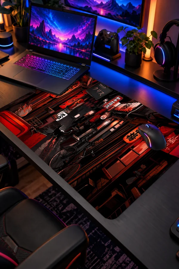 Lantern Alley Dizüstü Gaming Mousepad