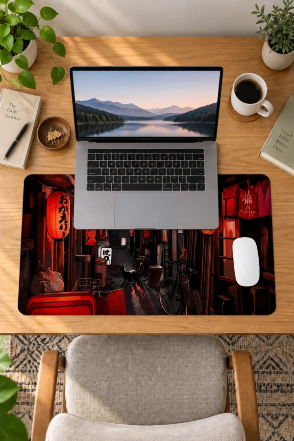 Lantern Alley Dizüstü Gaming Mousepad