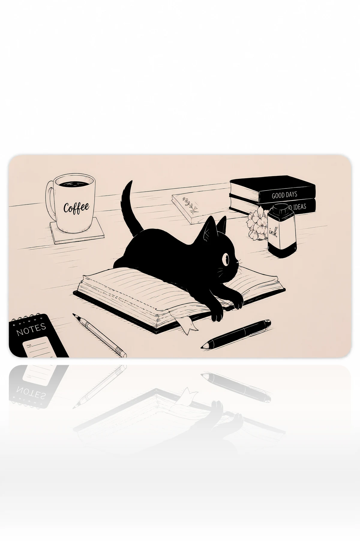 Bookish Shadow Dizüstü Gaming Mousepad