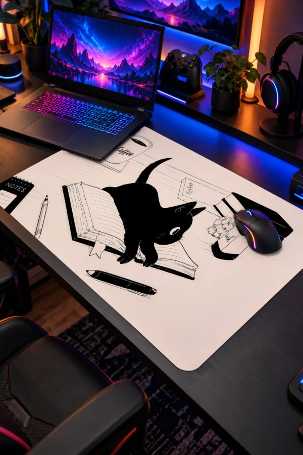 Bookish Shadow Dizüstü Gaming Mousepad