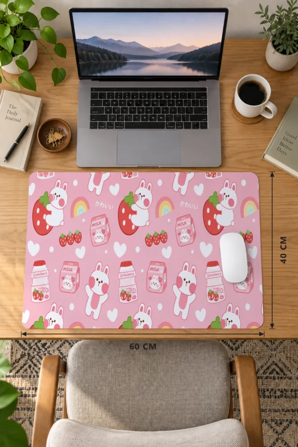 Strawberry Hop Dizüstü Gaming Mousepad