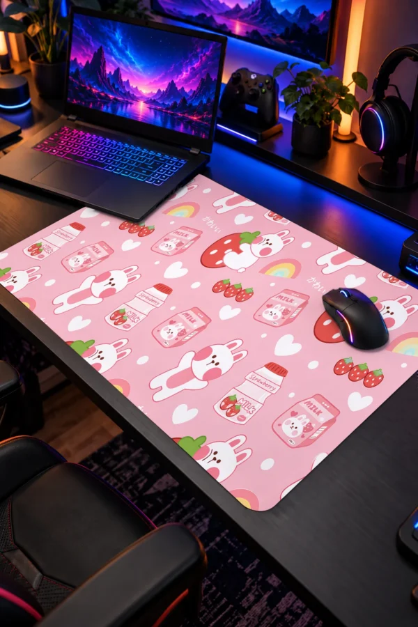 Strawberry Hop Dizüstü Gaming Mousepad