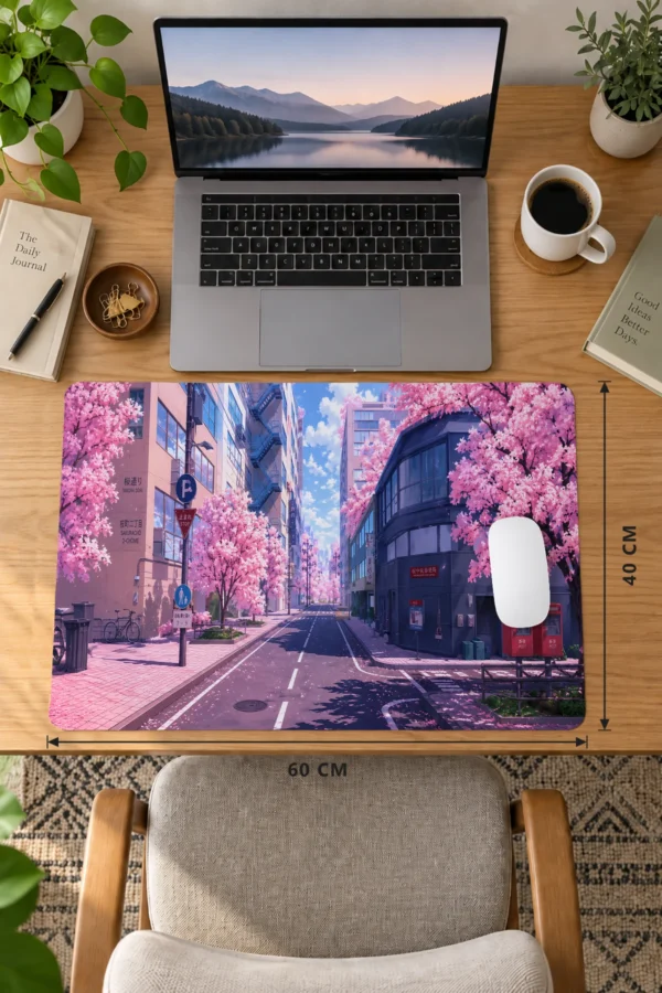 Sakura Boulevard Dizüstü Gaming Mousepad