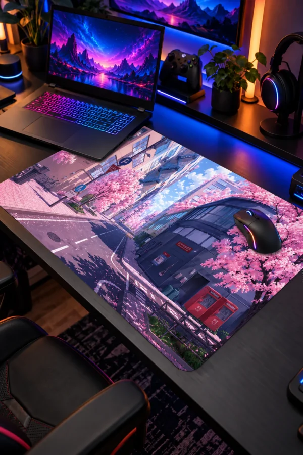 Sakura Boulevard Dizüstü Gaming Mousepad