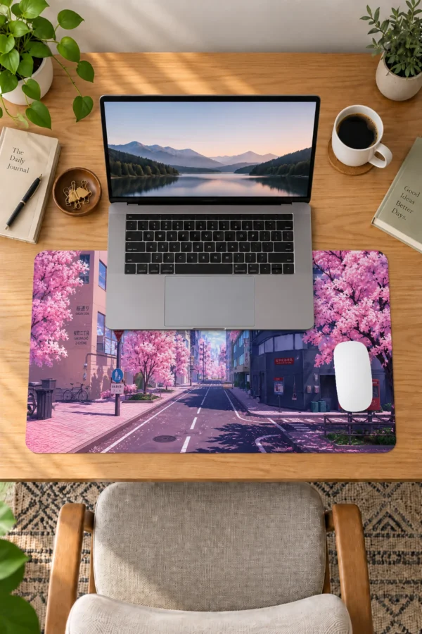 Sakura Boulevard Dizüstü Gaming Mousepad