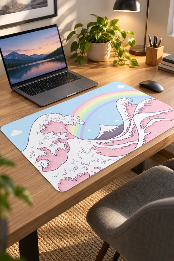 Rainbow Surge Dizüstü Gaming Mousepad