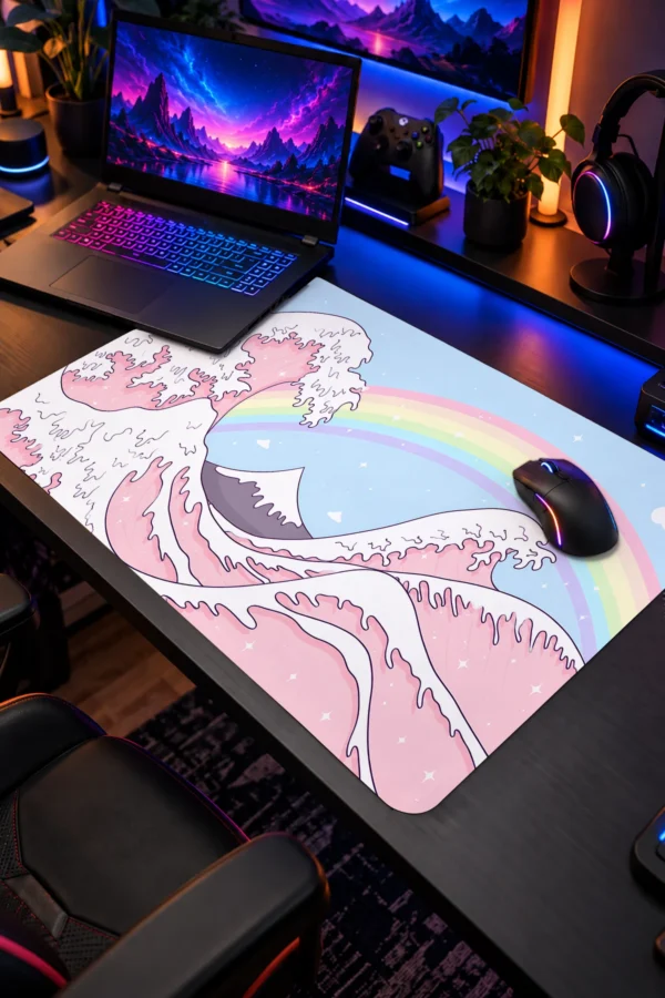 Rainbow Surge Dizüstü Gaming Mousepad