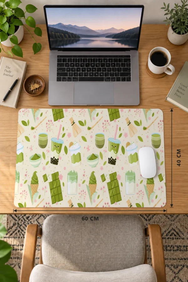 Matcha Picnic Dizüstü Gaming Mousepad