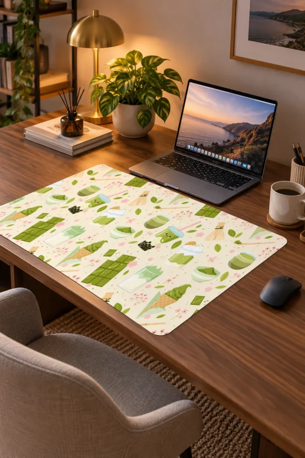Matcha Picnic Dizüstü Gaming Mousepad