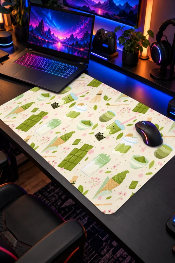 Matcha Picnic Dizüstü Gaming Mousepad