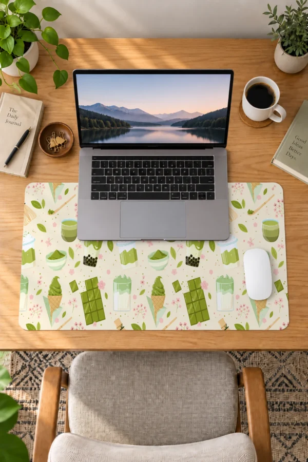 Matcha Picnic Dizüstü Gaming Mousepad
