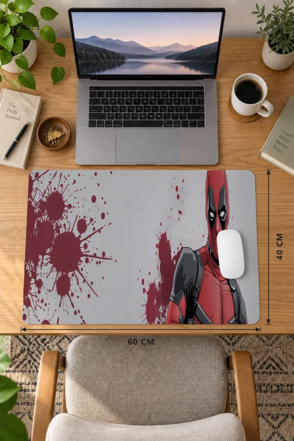 Crimson Splatter Dizüstü Gaming Mousepad