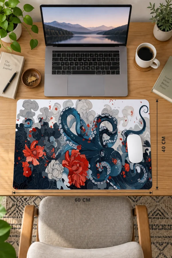 Octoflora 60x40 Gaming Mousepad Octoflora Dizüstü Gaming Mousepad