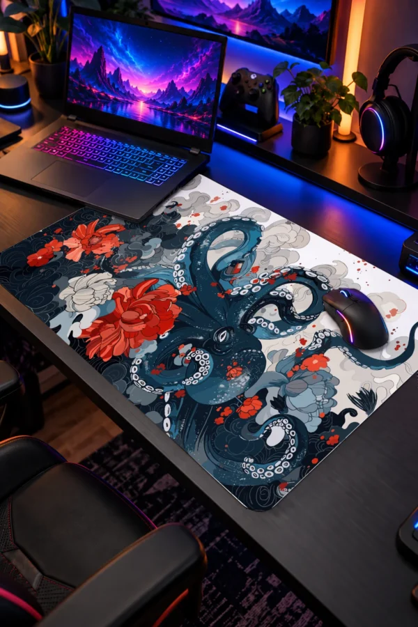 Octoflora 60x40 Gaming Mousepad Octoflora Dizüstü Gaming Mousepad