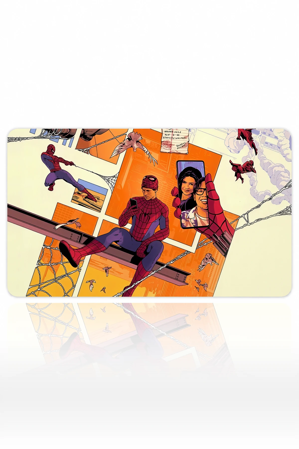 Tangerine Panels 60x40 Gaming Mousepad Tangerine Panels Dizüstü Gaming Mousepad