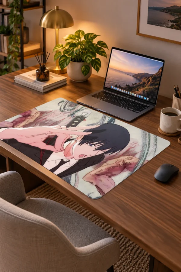 Fox Emblem 60x40 Gaming Mousepad Fox Emblem Dizüstü Gaming Mousepad