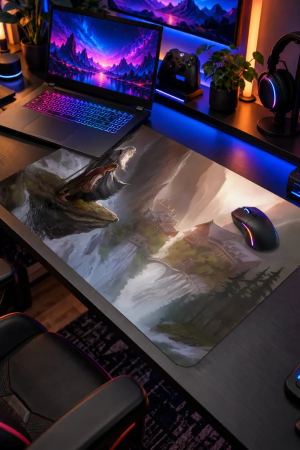 Wanderer's Vista 60x40 Gaming Mousepad Wanderer’s Vista Dizüstü Gaming Mousepad