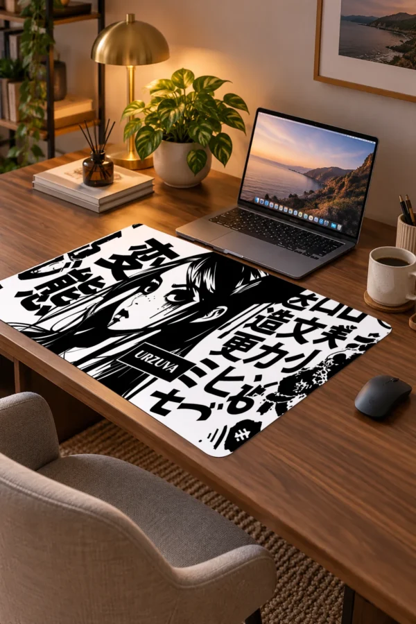 Monochrome Doll 60x40 Gaming Mousepad Monochrome Doll Dizüstü Gaming Mousepad