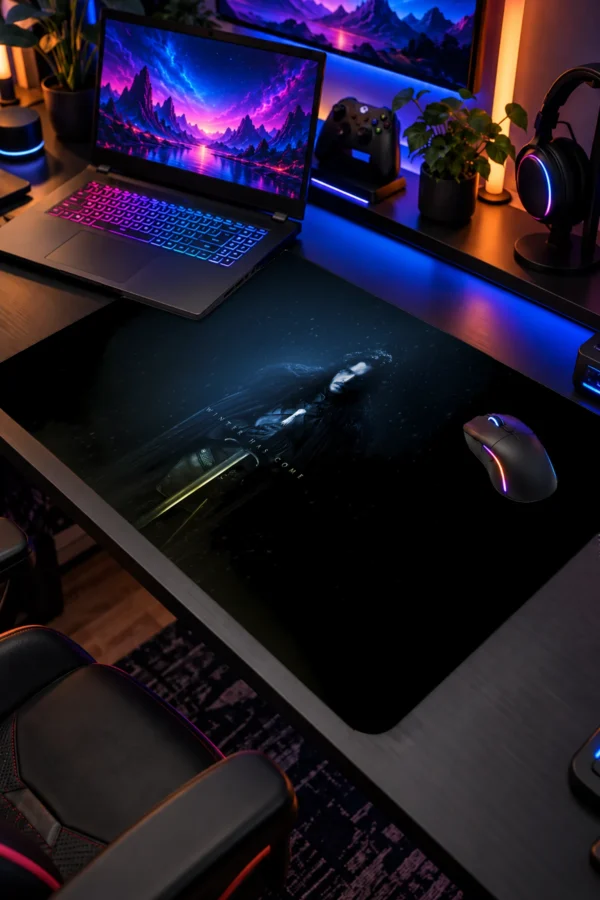 Frostbound Vigil 60x40 Gaming Mousepad Frostbound Vigil Dizüstü Gaming Mousepad