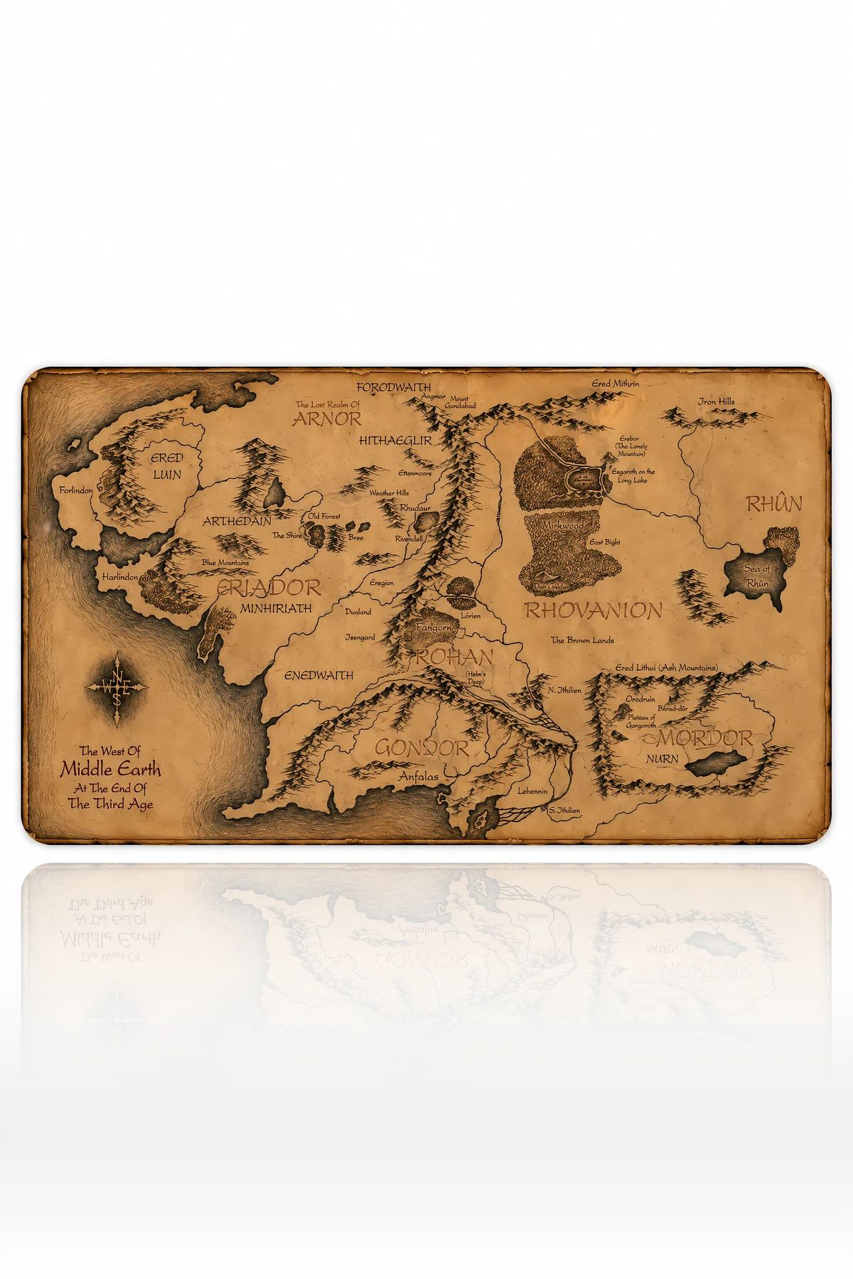 Parchment Frontier 60x40 Gaming Mousepad Parchment Frontier Dizüstü Gaming Mousepad