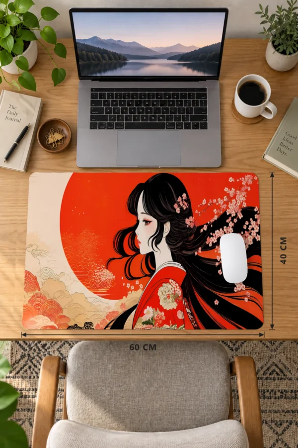 Silence Crimson Sun Dizüstü Gaming Mousepad