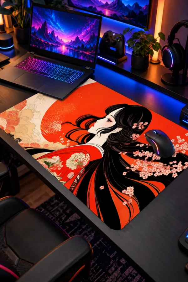 Silence Crimson Sun Dizüstü Gaming Mousepad