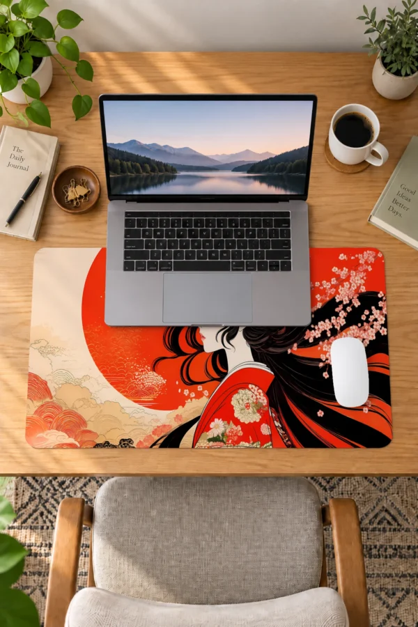 Silence Crimson Sun Dizüstü Gaming Mousepad