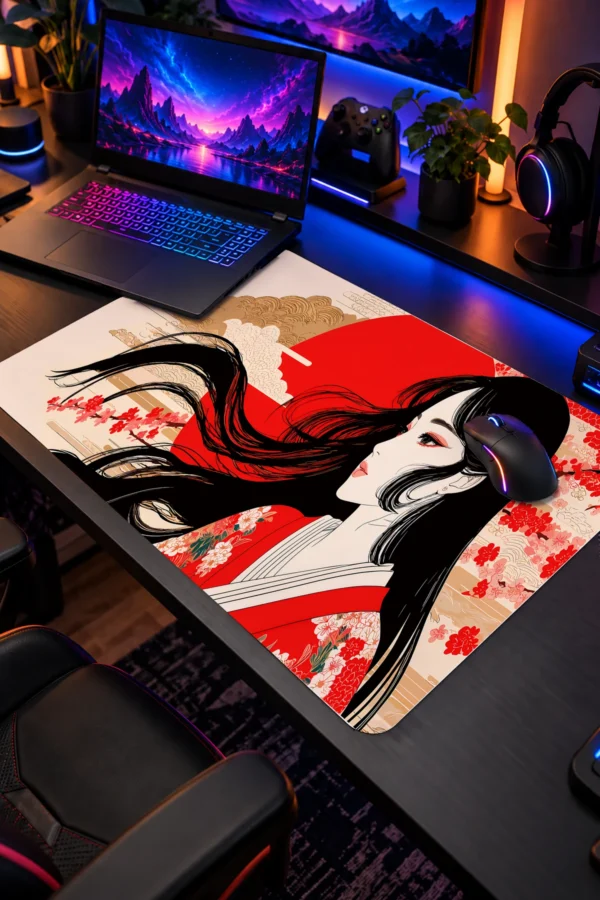 Silence of the Crimson Sun 2 60x40 Gaming Mousepad Silence Crimson Sun 2 Dizüstü Gaming Mousepad
