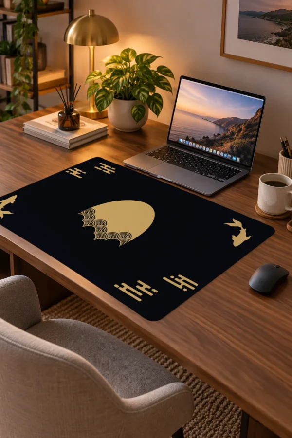 Golden Stillness Dizüstü Gaming Mousepad