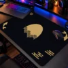Golden Stillness Dizüstü Gaming Mousepad